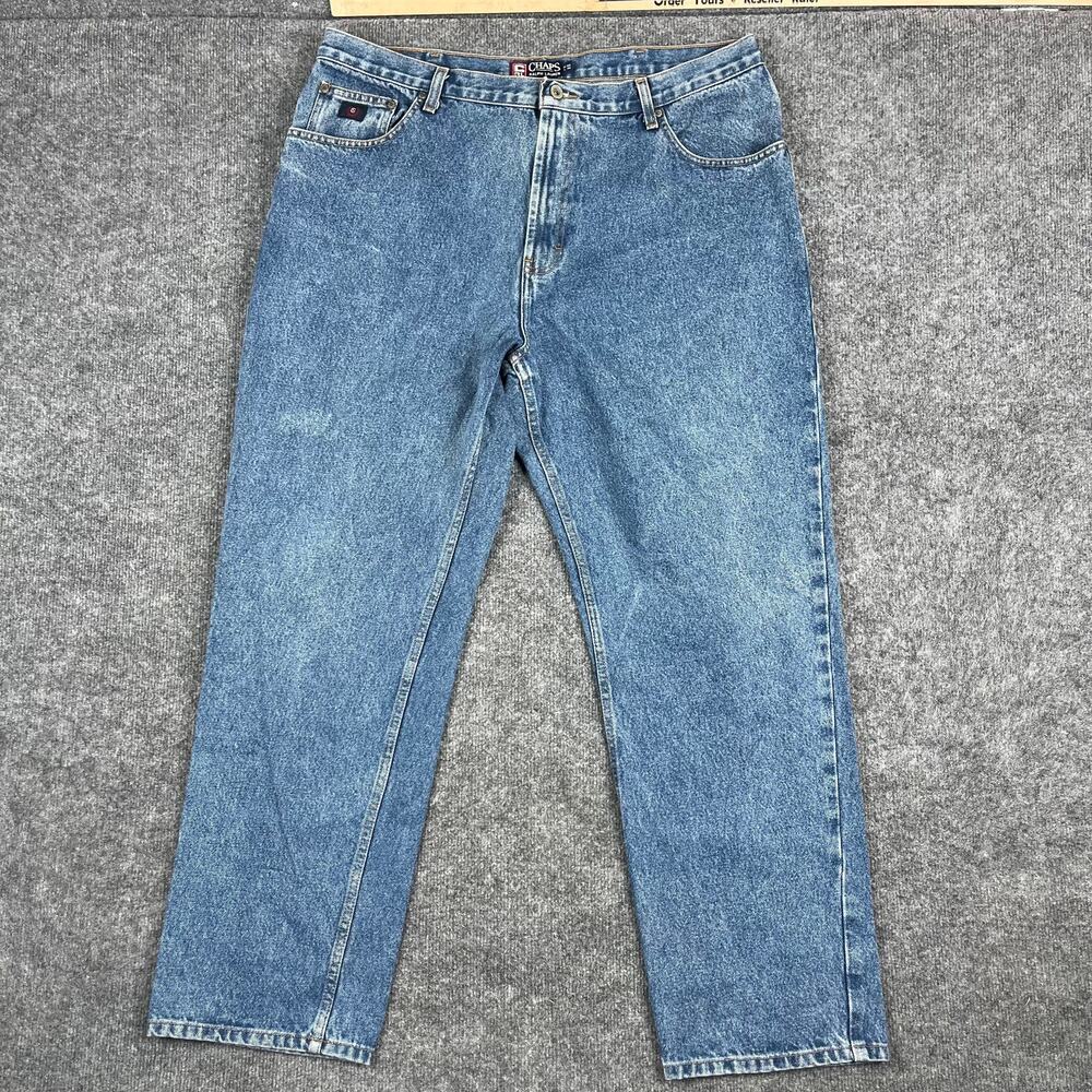 Chaps Ralph‎ Lauren Jeans Mens Size 40x30 Blue Classic Straight Denim Casual
